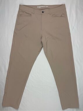 Western Rise Mens Evolution Pants 35 x 32 Classic Fit Khaki/Tan Performance B9
